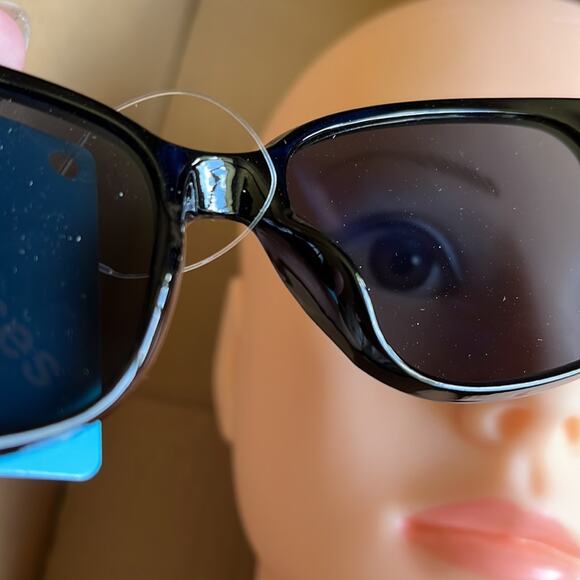 Square Club Sunglasses Black 100% UVA UVB Protection - Picture 6 of 8